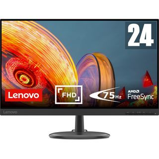 Monitor gaming - LENOVO C24-25, 23,8 ", Full-HD, 6 ms, Negro