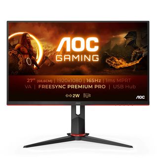 AOC 27G2SU/BK 27 Zoll Full-HD Gaming Monitor (1 ms Reaktionszeit , 165 Hz , 60 Hz nativ)