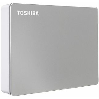 Disco duro externo 4 TB - TOSHIBA HDTX140ESCCA, 2,5 ", HDD, Plata
