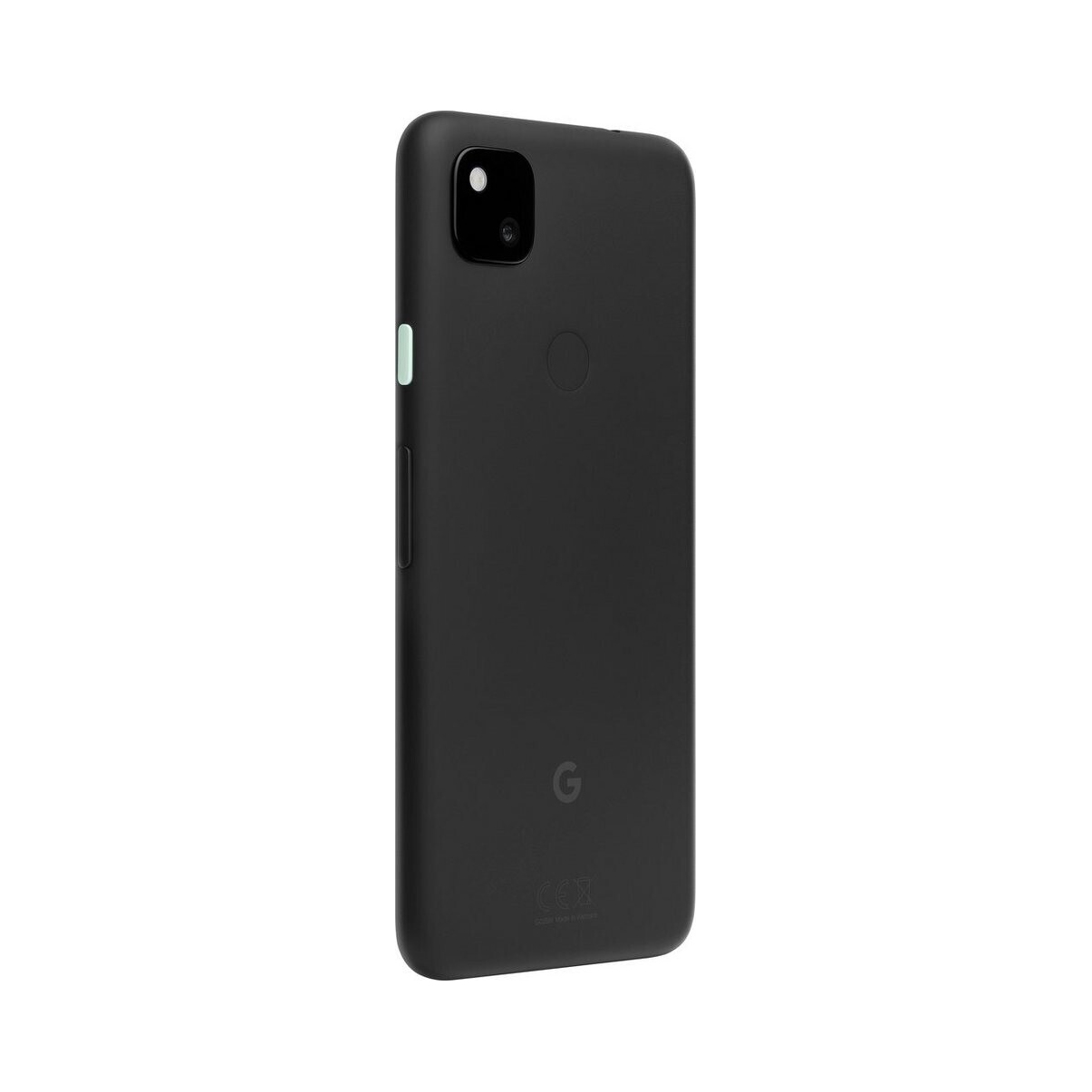 Un teléfono inteligente negro con cámara y el logotipo de Google en la parte trasera.