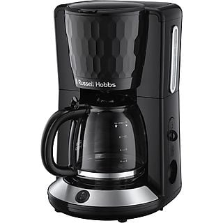 Cafetera de goteo - RUSSELL HOBBS 2394101, 1100 W, 1,25 l, 10 tazas, Negro