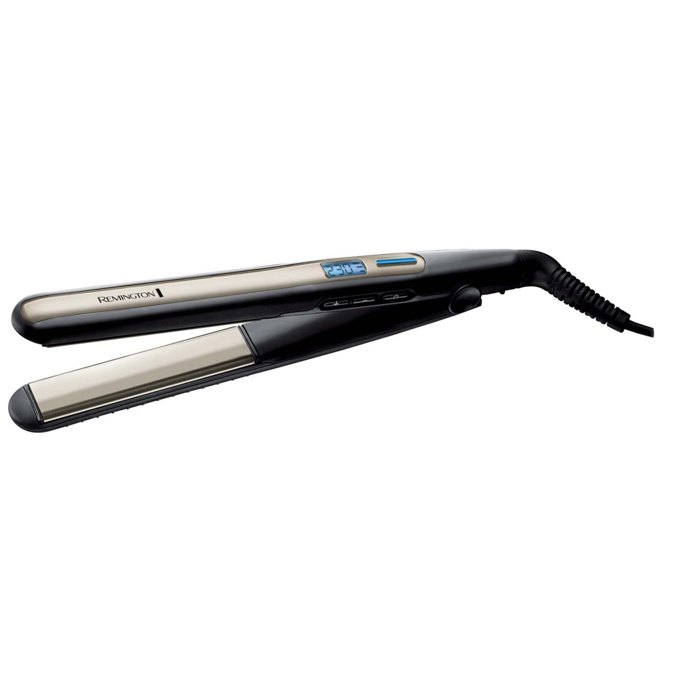 REMINGTON S6500 SLEEK & CURL INCE Saç Düzleştirici Siyah