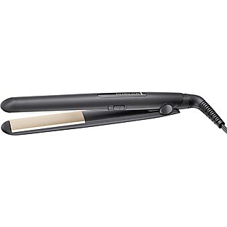 Plancha de pelo - REMINGTON 45333560100, Cerámica, 40 W, 220 °C, Negro