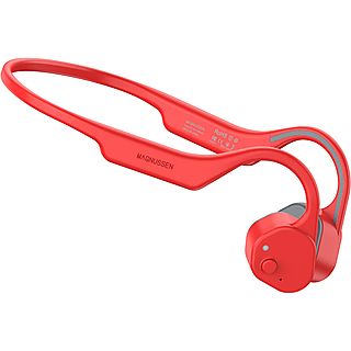 Auriculares deportivos - MAGNUSSEN AUDIO F3, Intraurales, Bluetooth, Red
