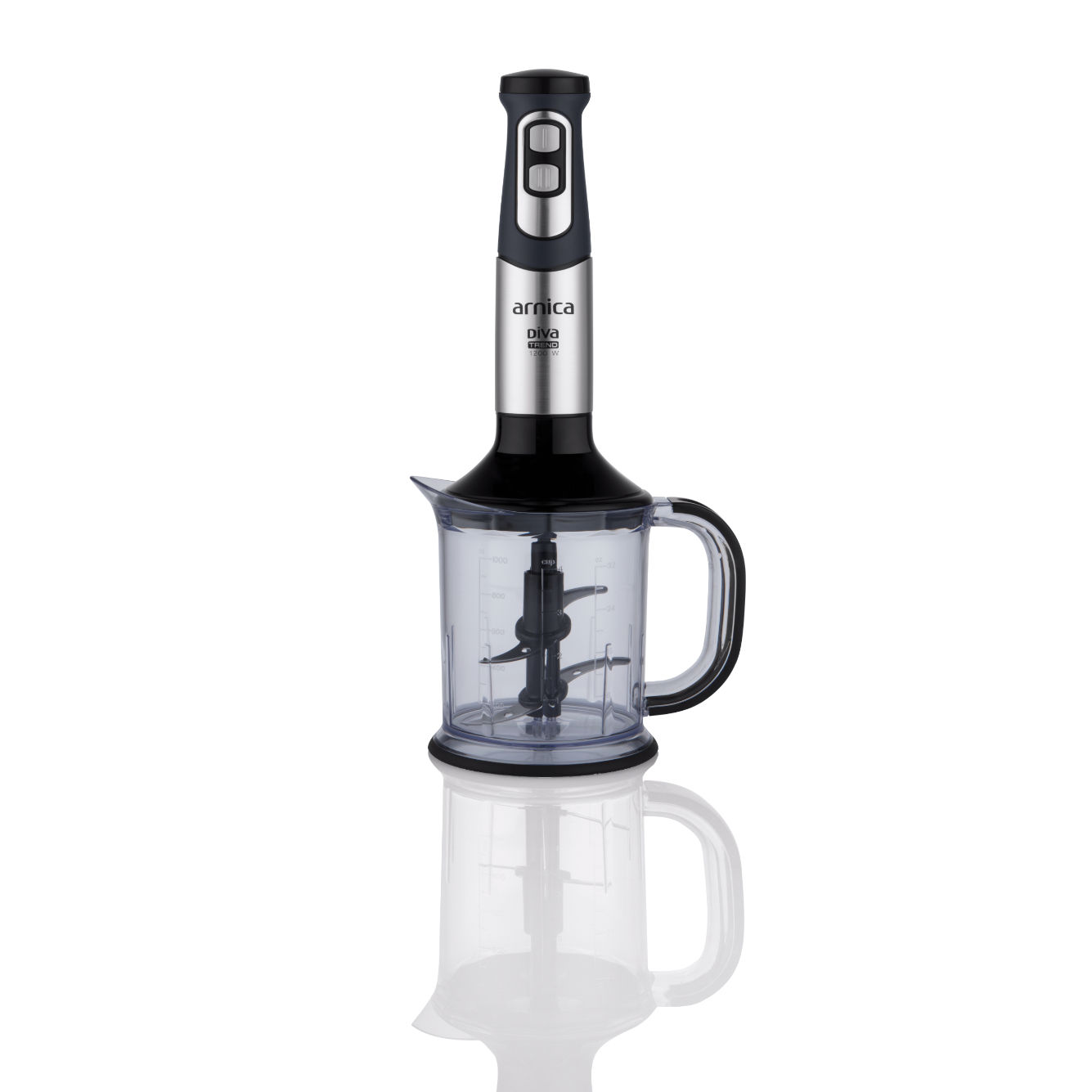 ARNICA DİVA TREND EL BLENDER SETI GUMUS 1200 W Blender Seti Siyah