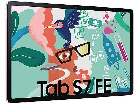SAMSUNG Galaxy Tab S7 FE 64 GB WIFI Roze - 64 GB - Roze