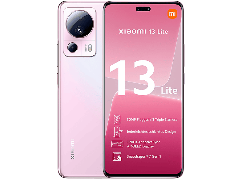 Xiaomi 13 lite ピンク XIAOMI 13 LITE 8+128GB LITE PINK 128 GB Pink Dual SIM | SATURN