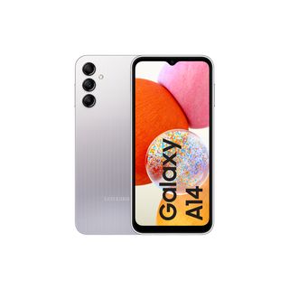 Móvil - SAMSUNG Galaxy A14, Silver, 128 GB, 4 GB RAM, 6,6 ", FHD+, Mediatek Helio G85, 5000 mAh, Android
