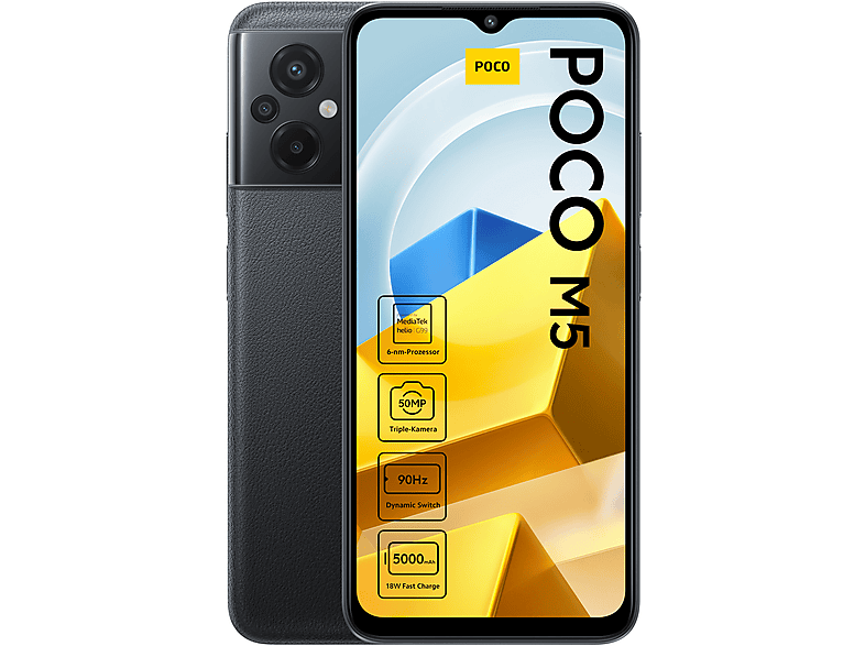 XIAOMI POCO M5 4GB+128GB BLACK 128 GB Black Dual SIM | MediaMarkt