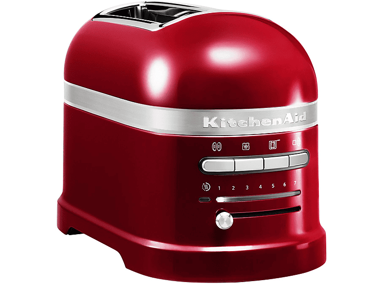 KITCHENAID KitchenAid ARTISAN 2-Scheiben Toaster 5KMT2204ECA - LIEBESAPFEL ROT Toaster Liebesapfelrot (1250 Watt, Schlitze: 2)