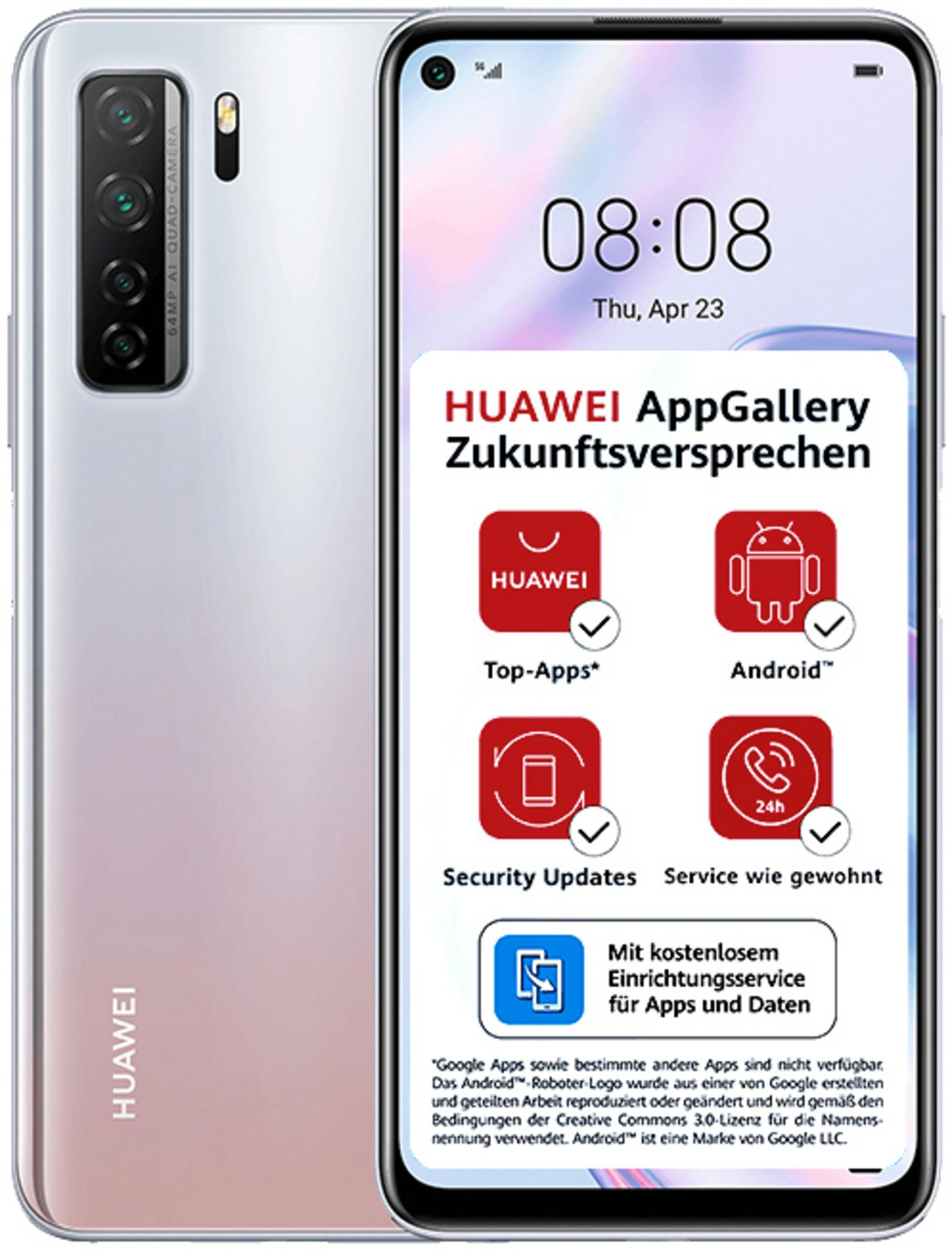 HUAWEI P40 LITE 5G SPACE SILVER HMS 128 GB Space Silver Dual