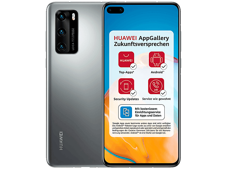 HUAWEI P40 SILVER FROST HMS 128 GB Silver Frost Dual SIM