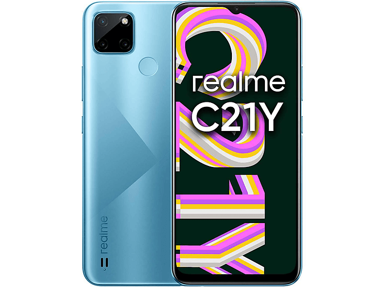 REALME C21Y 4+64GB BLUE. 64 GB Cross Blue Dual SIM | MediaMarkt