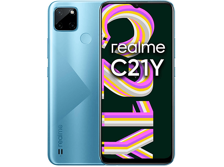 Móvil - REALME C21Y 4GB/64GB Blue