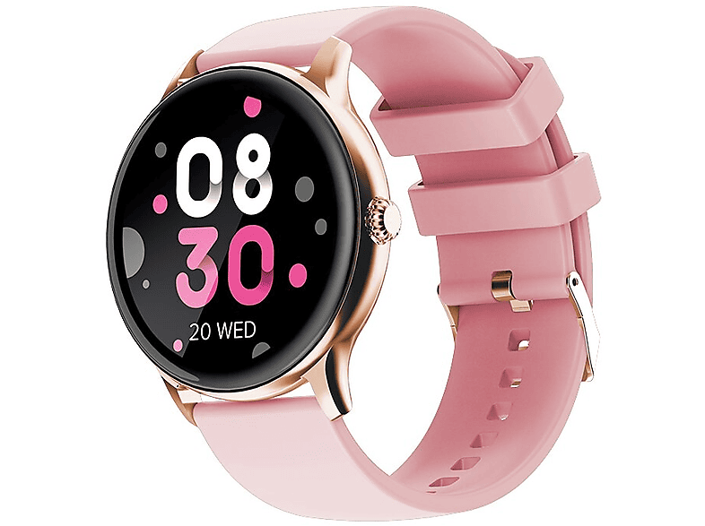MAXLIFE MXSW-100 IP67 Smartwatch Silikon, Rosegold