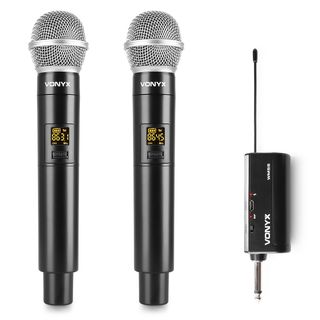 VONYX WM552 set van 2 draadloze microfoons Zwart