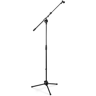 VONYX Microfoonstandaard - MS20 - In hoogte verstelbaar incl. met arm en microfoonhouder Microfoon standaard Zwart