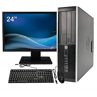 REACONDICIONADO C: PC Sobremesa - HP Pack 8300 SFF, i5-3470, 8 GB RAM, 240 GB SSD, HD 2500, Windows 10 Pro (64 Bit), Negro