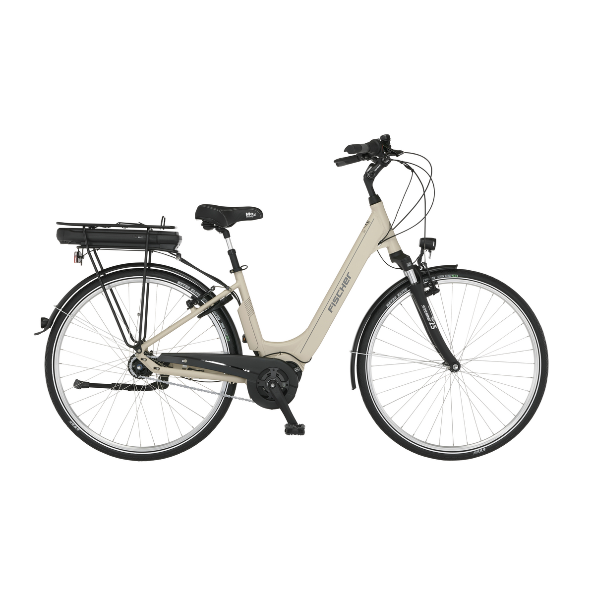 Fischer City E-Bike Cita 2.0 RETRO Rot Glänzend, RH 48 Cm, 28