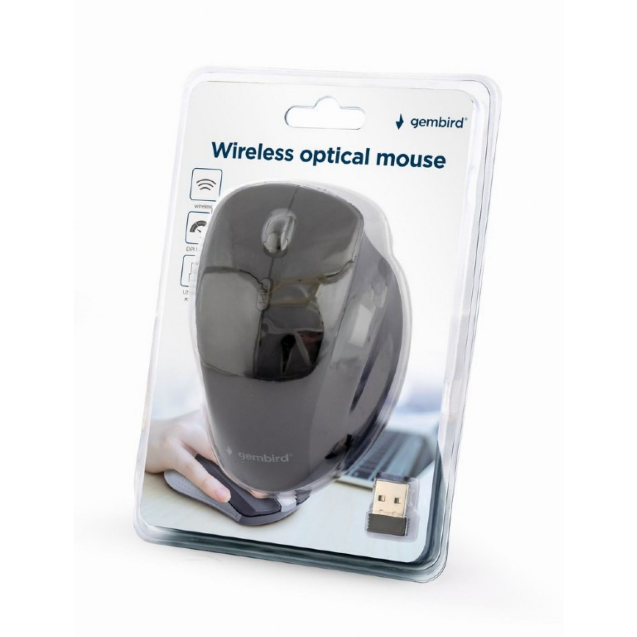 Un gamepad Genesis grigio con accenti neri e accenti verdi illuminati.