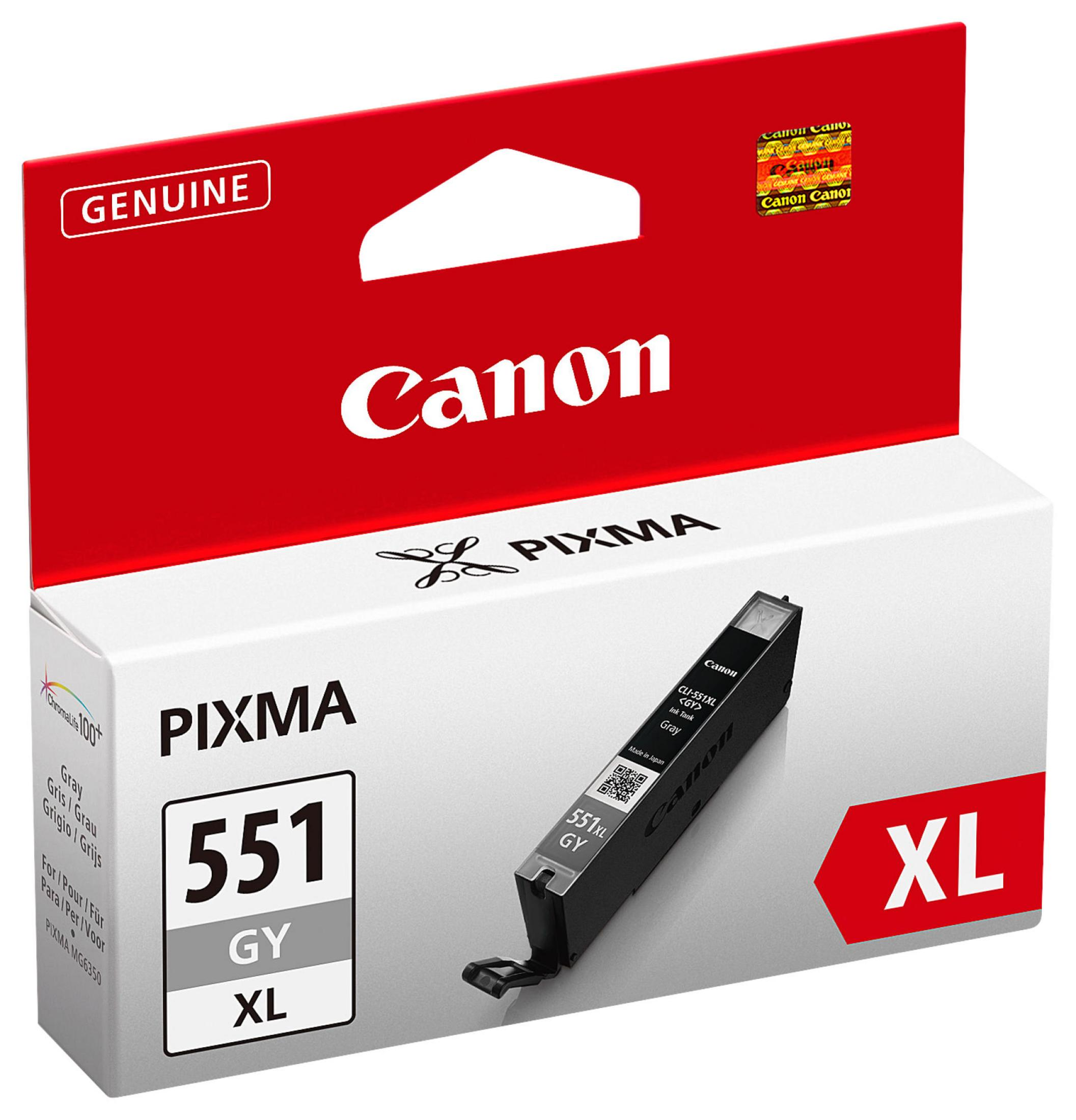 CANON CLI 551XL GY EUR Mürekkep baskı Gri