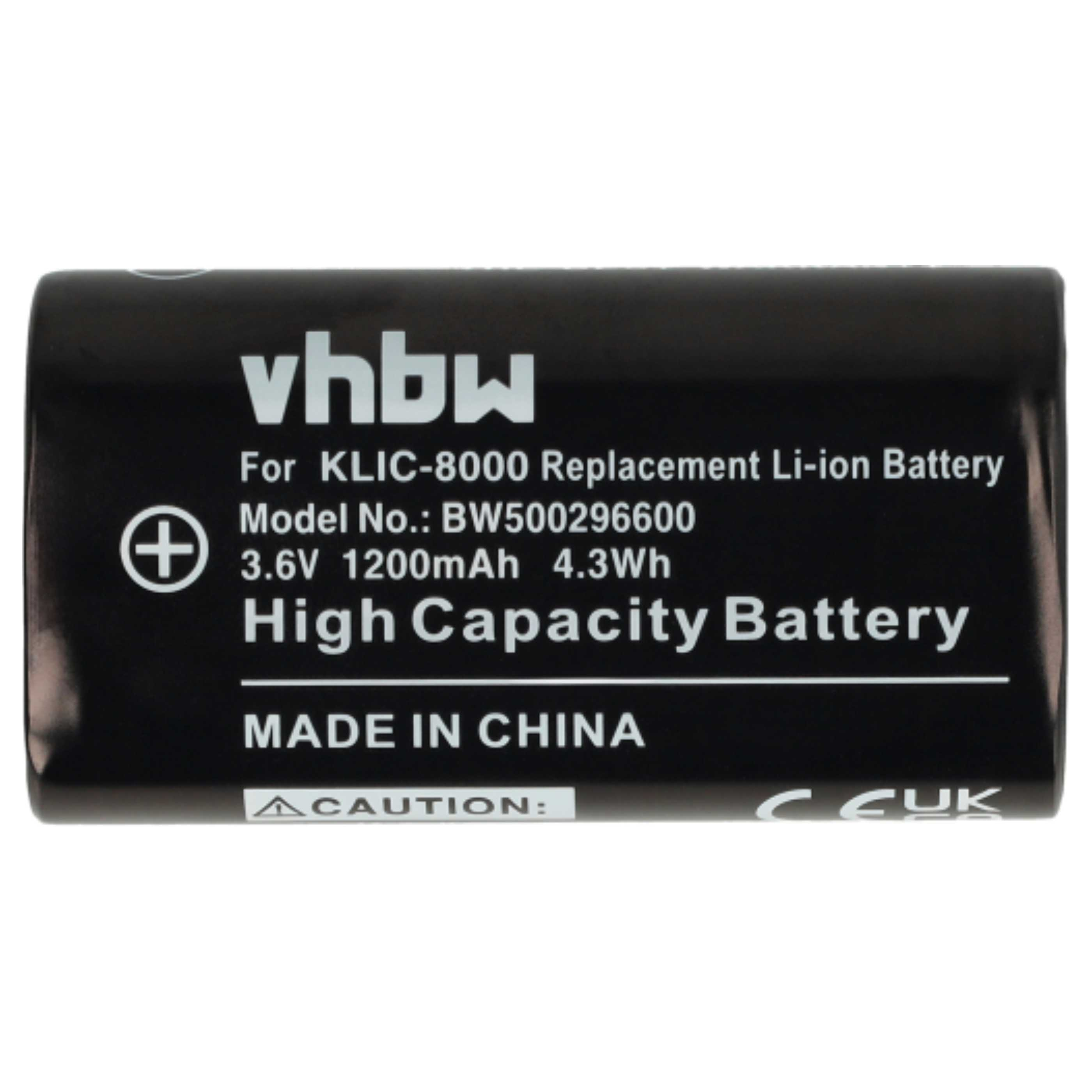 Schwarze Batterie mit Textetiketten.