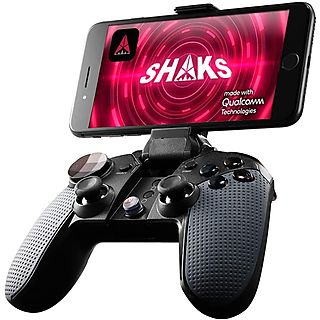 Gamepad  - SHAKS S3b Gamepad Inalámbrico portátil. Android, Windows, iOS. Chip Qualcomm. App de Mapeo SHAKS, Android, iOS, Mac, Multiplataforma, Bluetooth, Cable, Con o sin cable, Inalámbrica, True wireless, Multicolor