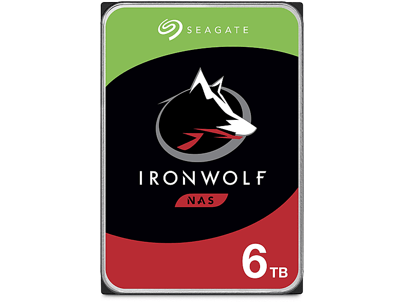 SEAGATE ST6000VN001 IRONWOLF 6TB BULK, 6 TB, HDD, 3,5 Zoll, intern