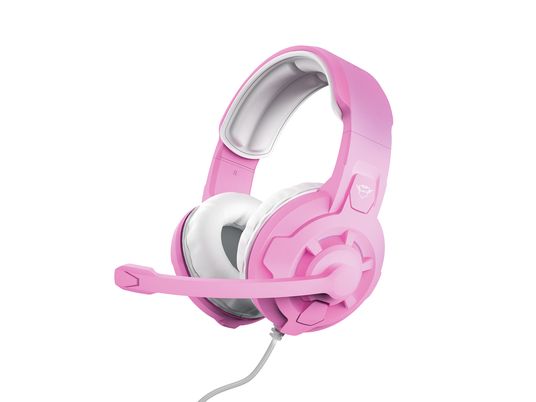TRUST 24362 GXT 411P RADIUS MULTIPLATTFORM PINK, Over-ear Gaming Headset Pink