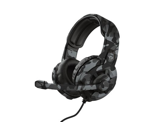 TRUST 24360 GXT 411K RADIUS MULTIPLATTFORM BLACK CAMO, Over-ear Gaming Headset Schwarz Camo