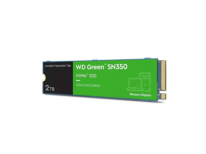 WESTERN DIGITAL SSD M.2 2TB WD Green SN350 NVMe PCIe 3.0 x 4, 2 TB, SSD, intern