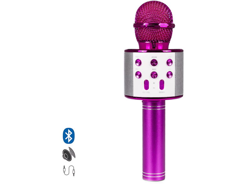 Micrófono | DMAD0071C58 DAM ELECTRONICS, Rosa | MediaMarkt