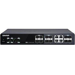 Switch  - QSW-M1204-4C QNAP SYSTEMS, Negro