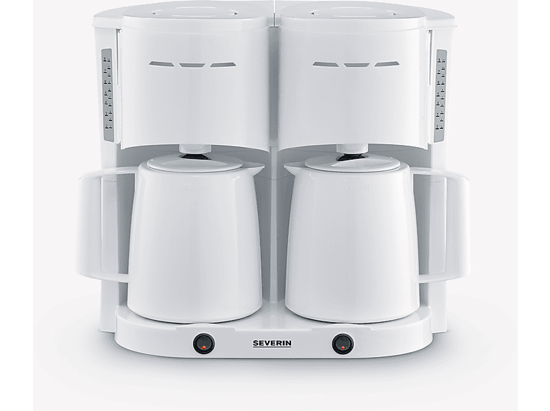 Cafetera de filtro dúo con 2 jarras termo - SEVERIN KA 9314