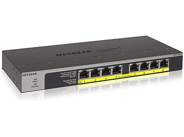 Switch  - GS108LP-100EUS NETGEAR