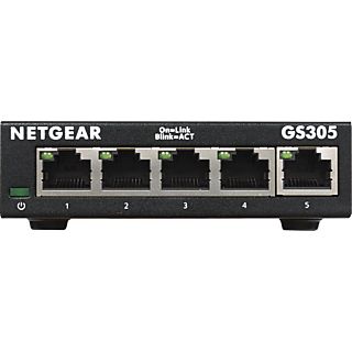 Switch  - GS305-300PES NETGEAR, Negro