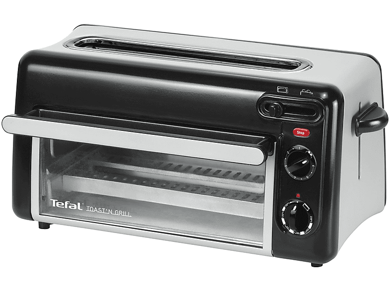 TEFAL TL 6008 TOAST N GRILL A12 FACELIFT Toaster Silber (1300 Watt, Schlitze: 2)