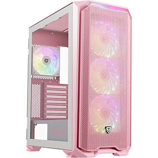 Chasis PC  - Krater X Pink NFORTEC, Rosa