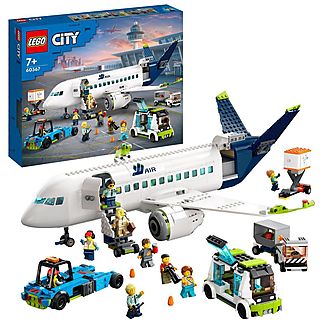 Juego de construcción  - Set de juguetes de construcción LEGO® City 60367 Avión de Pasajeros (930 piezas) LEGO, Desde 7 años