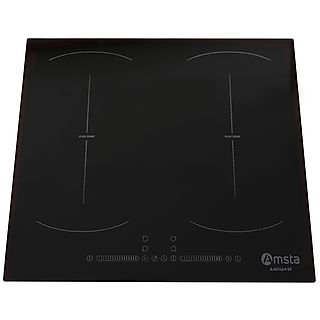 Placa de Inducción - AMSTA AMTI642F, 4 zonas, 59 cm, Negro