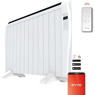 Emisor térmico - EVVO C12, 2000 W, 2 niveles de calor, Blanco