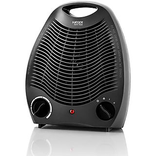 Calefactor portátil - HAEGER Heat, 2000 W, Negro