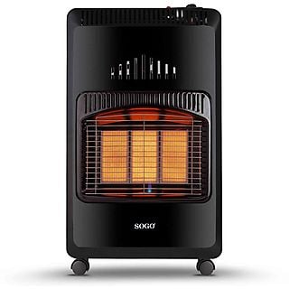 Estufa de gas - SOGO CAL-SS-18290, 4200 W , Negro