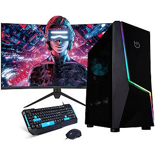 PC Gaming - NEOPC AMD Ryzen 7 5700G -16GB RAM-480 GB SSD - Monitor 27", AMD Ryzen 7 5700G, 16 GB RAM, 480 GB SSD, Radeon™ Vega 8, Windows 11 Pro (64 Bit), Blanco