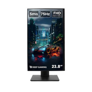 Monitor gaming - DEEPGAMING MON24FHD, 24 ", Full-HD, 5 ms, 75 Hz, Negro