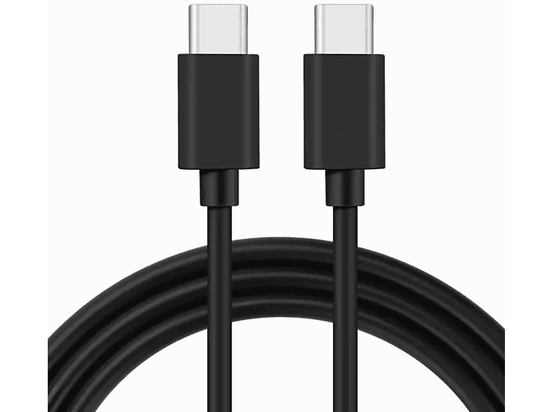 TRMK USB C zu USB C Kabel, Ladekabel, schwarz MediaMarkt