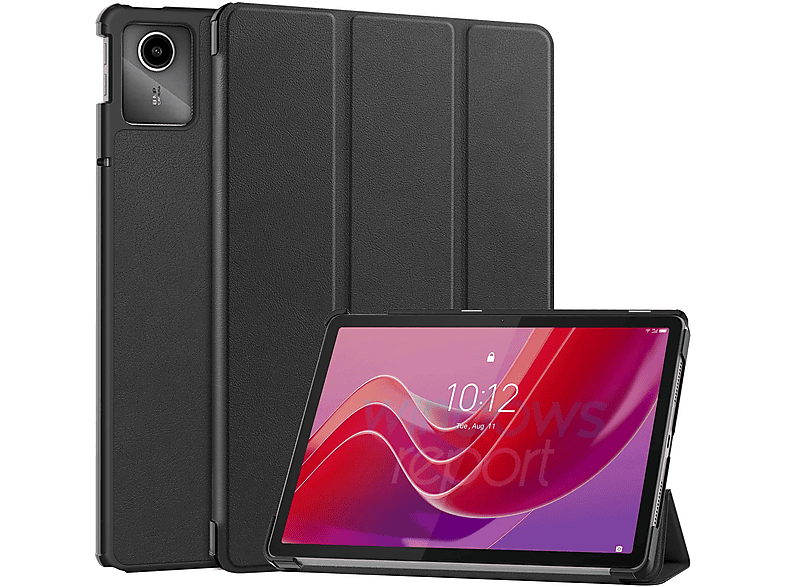 IMOSHION Design Trifold Bookcase geschikt voor Lenovo Idea Tab Plus Beschermhoes 12,1 inch