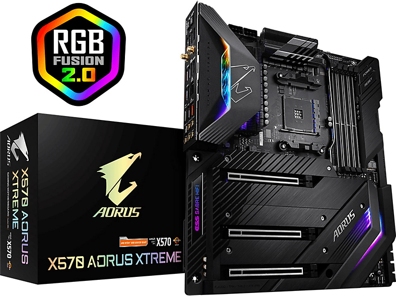 GIGABYTE X570 AORUS XTREME Mainboard Schwarz