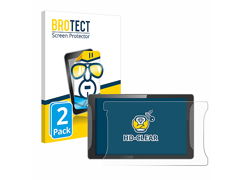 2 Pezzi Pellicola Protettiva per Logicom Multimedia Stand Pro