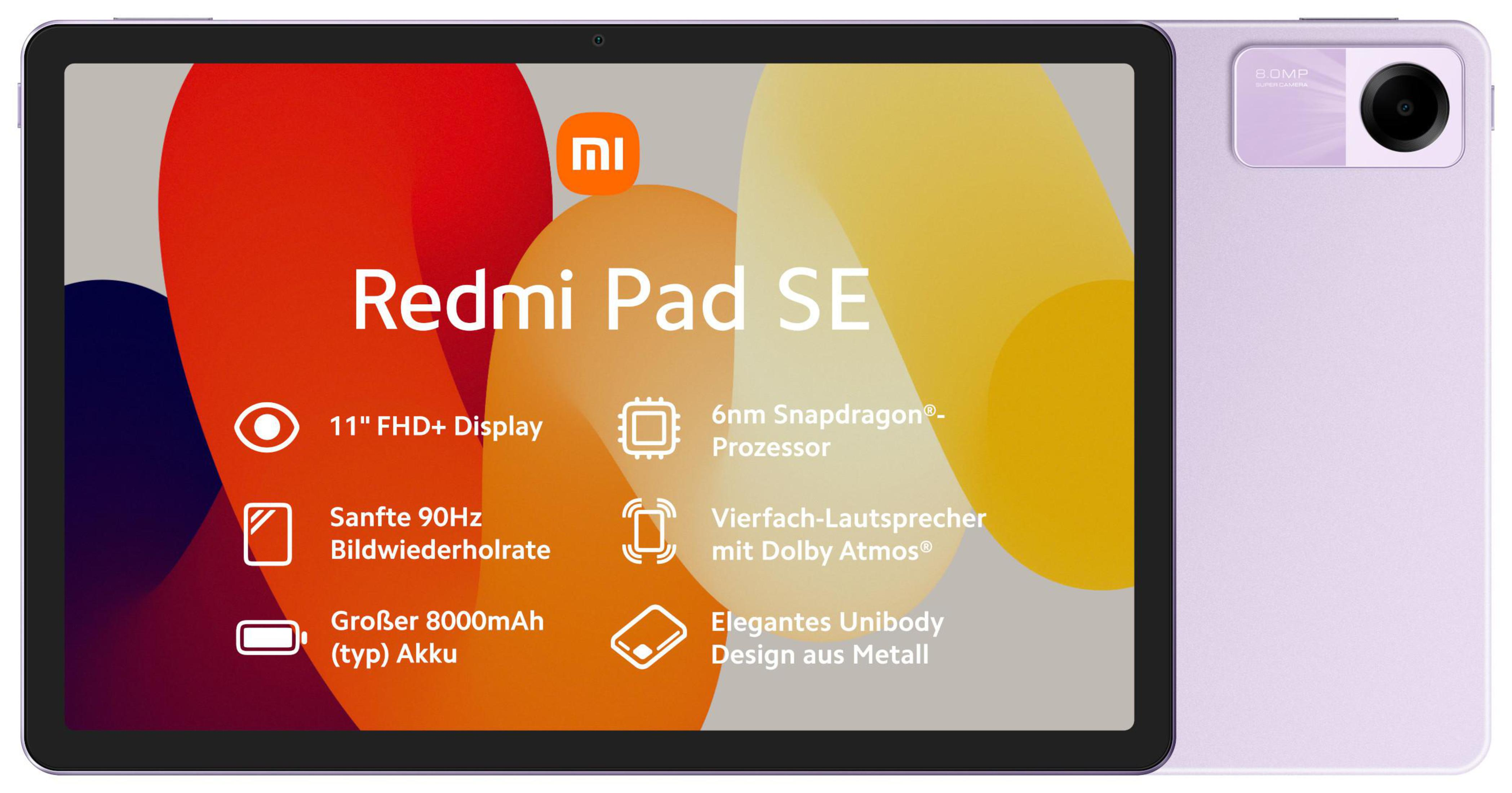 XIAOMI REDMI PAD SE 4+128 LAVENDER PURPLE, Tablet, 128 GB